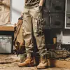 Pantalones de Trabajo Estilo Americano para Hombre Rectos Otoño 2024 Nuevo Funcional Urbano Outdoor Desplazamiento Montaña Táctico Casual