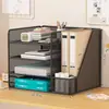 Estante para documentos, organizador de libros, estante para escritorio de oficina, estante para archivos de oficina, caja de archivo, estante de archivo