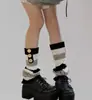 Meias de tricô para Outono e Inverno meias JK de pelo y2g hot girl cobertura de perna para todas as ocasiões meias para botas de neve coleção de meias lolita