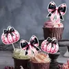 Topo de bolo de decoração de Halloween transfronteiriço, abóbora fantasma decoração de atmosfera de festa de Halloween inserções de bolo de sobremesa