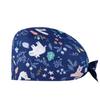 Gato de la Suerte Gorro Quirúrgico Gorro de Doctor Enfermera Una Pieza Dropshipping