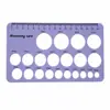 Tarjeta Medidora de Tamaño de Protector de Pezón de Silicona Suave 10-30mm