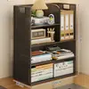 Estante de almacenamiento de escritorio, estantería de varios niveles para estudiantes, organizador de oficina con gran capacidad para archivos y figuras