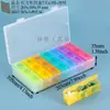 Mini Porta-Comprimidos Pequeno Portátil com 3 Compartimentos, Caixa de Comprimidos de Plástico para Manhã, Tarde e Noite, Porta-Comprimidos para Convalescentes, Caixa de Cápsulas para Um Dia
