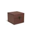 Caja de regalo de lino, caja de maceta de arena morada, caja de lámpara incorporada, caja de embalaje cuadrada de porcelana Wen play, brocado personalizado a granel