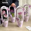 Caja de Regalo de Flores de Lujo para el Día de la Madre Caja de Empaque para Flor Individual Material de Empaque para Flores para Floristería DIY