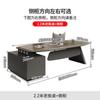 Mesa de Jefe de Lujo Ligero Escritorio de Oficina Simple Moderno de Alta Gama Mesa de Liderazgo Mesa de Oficina para Gerente General y Combinación de Silla