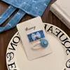 Nuevo Pasador de Encaje Azul Denim Fresco Versátil Accesorio para el Cabello de Niña Pinza para el Cabello Flequillo Pasador Lateral Adorno para el Cabello