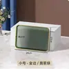 Bandeja de Té de Aspecto Elegante Grado Alimenticio Mascota Hogar Taza de Té Taza de Agua Sala de Estar Mesa de Café Transparente Borde Dorado Rectangular