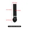 Acessório de vestuário puxador de zíper 5# Zíper reversível com puxador em formato de diamante, feito de liga de zinco, com nylon galvanizado preto, atacado