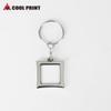 Llavero hueco de metal con transferencia térmica, llavero conmemorativo con personalidad creativa para actividades empresariales.