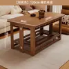 Mesa de Comedor Plegable para Uso Doméstico, Mesa Calefactora para Comedor de Invierno, Mesa Cuadrada con Estufa, Mesa de Mahjong, Estante Calefactor de Madera Maciza