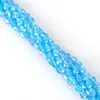 Cuentas de Vidrio Facetadas con Forma de Lágrima y Agujero Recto de 5*7mm Hechas a Mano para Bricolaje Accesorios de Abalorios Color Cristal AB Chapado Materiales Cuentas Sueltas