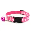 Anillo para el Cuello de Perro con Estampado de Dibujos Animados para Mascotas Collar para Gato Ajustable de Personalidad Productos para Exteriores Anillo para el Cuello de Animales Pequeños