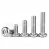 10.9 Níquel-Ferro Galvanizado Cabeça Redonda Torx Interno com Pino Parafuso Antifurto Hexágono Interno Forma Especial Parafuso Anti-violação M2M3M4M5M6