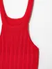 Al por mayor de exportación estilo europeo y americano transfronterizo Ropa de mujer Aliexpress Nuevo Z Borla Cuello Redondo Sin Mangas Chaleco de Punto Top
