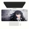 Alfombrilla de Ratón para Videojuegos E-Sports Bidimensional de Personajes de Anime, Alfombrilla Grande de Escritorio para Teclado de Computadora Gruesa y Resistente a las Manchas