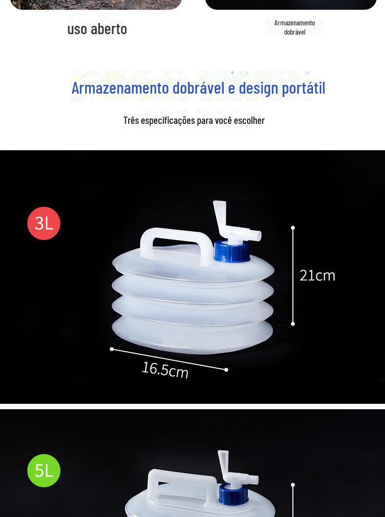 手提带水龙头水桶