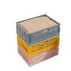 Cesta de almacenamiento plegable para el hogar, oficina, estudiantes, escritorio, caja de plástico, cesta de almacenamiento multifuncional que ahorra espacio