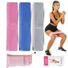 Mini Bandas de Resistência de Crochê Bandas de Puxar para Yoga Bandas Elásticas Fitness Conjunto de Bandas para Glúteos