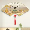 Relógio de Parede Decorativo Criativo para Sala de Estar Calendário Relógio de Casa Pintura Decorativa Silenciosa Relógio de Quartzo Novo Estilo Relógio de Parede para Restaurante