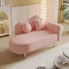Tumbona con almacenamiento mejorado para espacios pequeños, sillón reclinable estilo europeo para dormitorio, área de descanso para minitienda de ropa, tumbona de un asiento