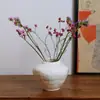 Jarrón de Cerámica Abstracto Creativo Estilo Minimalista Moderno Decoración para el Hogar Dormitorio Mesita de Noche Escritorio Adorno Decoración Suave Recipiente para Flores