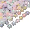 Cuentas de Flor de Cinco Pétalos de Acrílico en Cuentas Hechas a Mano para DIY Collar Pulsera Cordón Accesorios de Cuentas