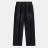 Pantalones Vaqueros Negros para Hombre con Forro de Polar Rectos Casuales Versátiles Talla Grande Pantalones para Hombre Estilo Retro Americano High Street de Moda