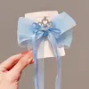 Pinza para el pelo de la Pequeña Princesa con Lazo y Cinta Estilo Antiguo para Niña Pequeña Accesorios para el Cabello Dulces Estilo Dinastía Han Pinza para el Cabello con Borla de Gasa Estilo Antiguo