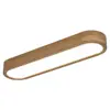 Luz de Pasillo Color Madera de Fresno, Luz Moderna Simple para Pasillo Largo, Luz de Entrada de Madera Maciza, Lámpara de Techo Estilo Chino