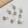 Colgante de bendición de plata blanca 990, accesorios de cuerda roja, joyería de plata, accesorios de cristal DIY, joyería de plata al por mayor
