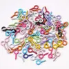 Tornillos Ojo de Oveja de Hierro Pintado en Spray de Colores, Clavos de Cuerno de Oveja, Materiales para Llaveros, Accesorios para Joyería Hecha a Mano DIY