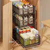 Solución de almacenamiento multicapa para gabinetes principales, estante para snacks, perfecto para dormitorios estudiantiles, canasta extraíble para gabinete profundo, caja de almacenamiento debajo del gabinete