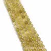 Cuentas sueltas de cristal natural productos semiacabados accesorios diy pulsera cuentas para pulsera venta al por mayor cuentas redondas