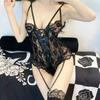 Conjunto de Lencería Sexy con Tirantes Transparentes para Busto Pequeño, Body No-Quitar, Conjunto de Tirantes Pure Desire