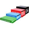Caja de Salto Suave Entrenamiento Sala de Fitness Niños Potencia Explosiva Potencia de Rebote Combinación Cuatro en Uno Caja de Pasos Fitness Corporal Caja de Salto