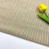 Tela de algodón de cáñamo teñida en hilo con rayas de puntos, suave, transpirable, de algodón, vestido para niños, camisa para mujer, tela de rayas