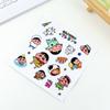 Etiqueta original da conta da mão dos desenhos animados PVC adesivo sem emenda à prova d'água bonito menina copo de água adesivo adesivo do telefone móvel pequena decoração