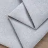 Tela de poliéster 100% color liso imitación lino para tapicería de sofás de casas de huéspedes, cojines de ventanales y tela decorativa resistente al desgaste