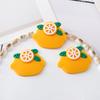 Desenho animado fofo fruta PVC plástico macio patch tridimensional capa de celular bolsa acessórios de cabelo adorno de cabeça DIY acessórios feitos à mão atacado