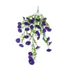 Flores Artificiais Transfronteiriças Eucalipto Glória da Manhã Glória da Manhã Flores de Seda Casa Casamento Pátio Externo Parede Pendurada Teto de Rattan