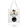 Bolsa Tote de Lona, Bolsa de Compras de Lona, Bolsa Tote de Lona da Moda para Homens e Mulheres, Bolsa Tote para Estudo