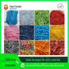 Caixa de presente atacado de papel palha de ráfia vermelha grande preenchimento de cor papel picado pedaços de papel palha de ráfia vermelha chinesa