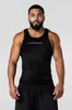 Chaleco de Punto de Seda Helada acanalado YOUNGLA Nuevo para Hombre, Chaleco Deportivo de Fitness, Prenda Ajustada para Entrenamiento de Running y Baloncesto