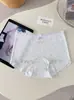 Bragas A368 Lyocell Algodón Cintura Media Ribete de Encaje 10A Algodón Puro Entrepierna Antibacteriana Transpirable Amigable con la Piel Braguitas Triángulo