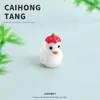 Ornatos de Abóbora e Pato Coloridos Sólidos de Desenho Animado em Resina 3D Decorações Criativas Feitas à Mão para Carro Pequenos Acessórios para Máquinas de Garra Venda por Atacado