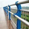 Barandilla de puente de Hebei, barandilla protectora de aislamiento de acero inoxidable 304, barandilla anticolisión paisajística para iluminación de parques y ríos