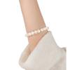 Brazalete de concha blanca natural súper hidratante, cuerda elástica, pulido a mano, no se decolora, producto genuino, brazalete fresco para mujer