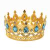Corona original de aleación con diamantes de imitación para decoración de tartas de cumpleaños, accesorios para el cabello y la cabeza.